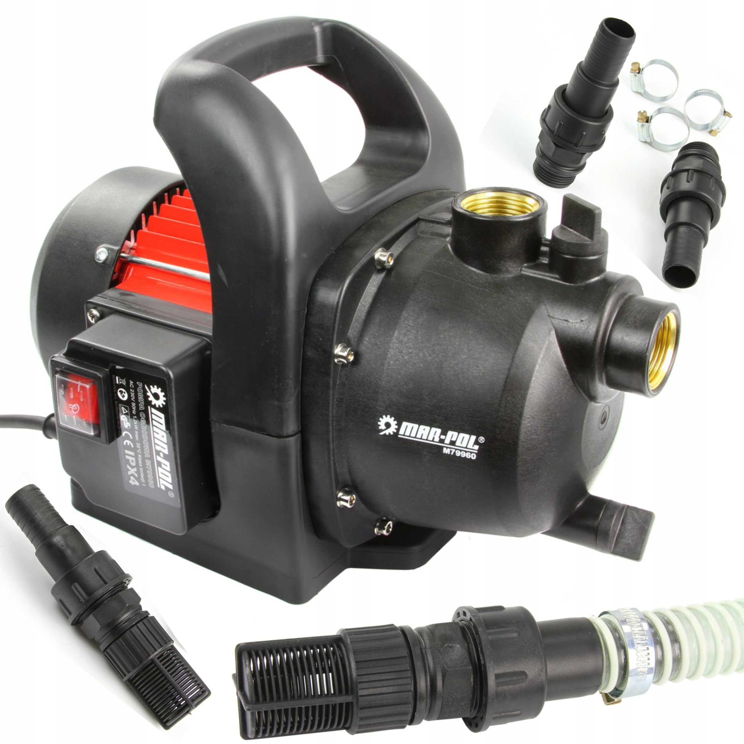 Hydroforová Povrchová Záhradná Pumpa Na Vodu Na Zavlažovanie Mausera 1"