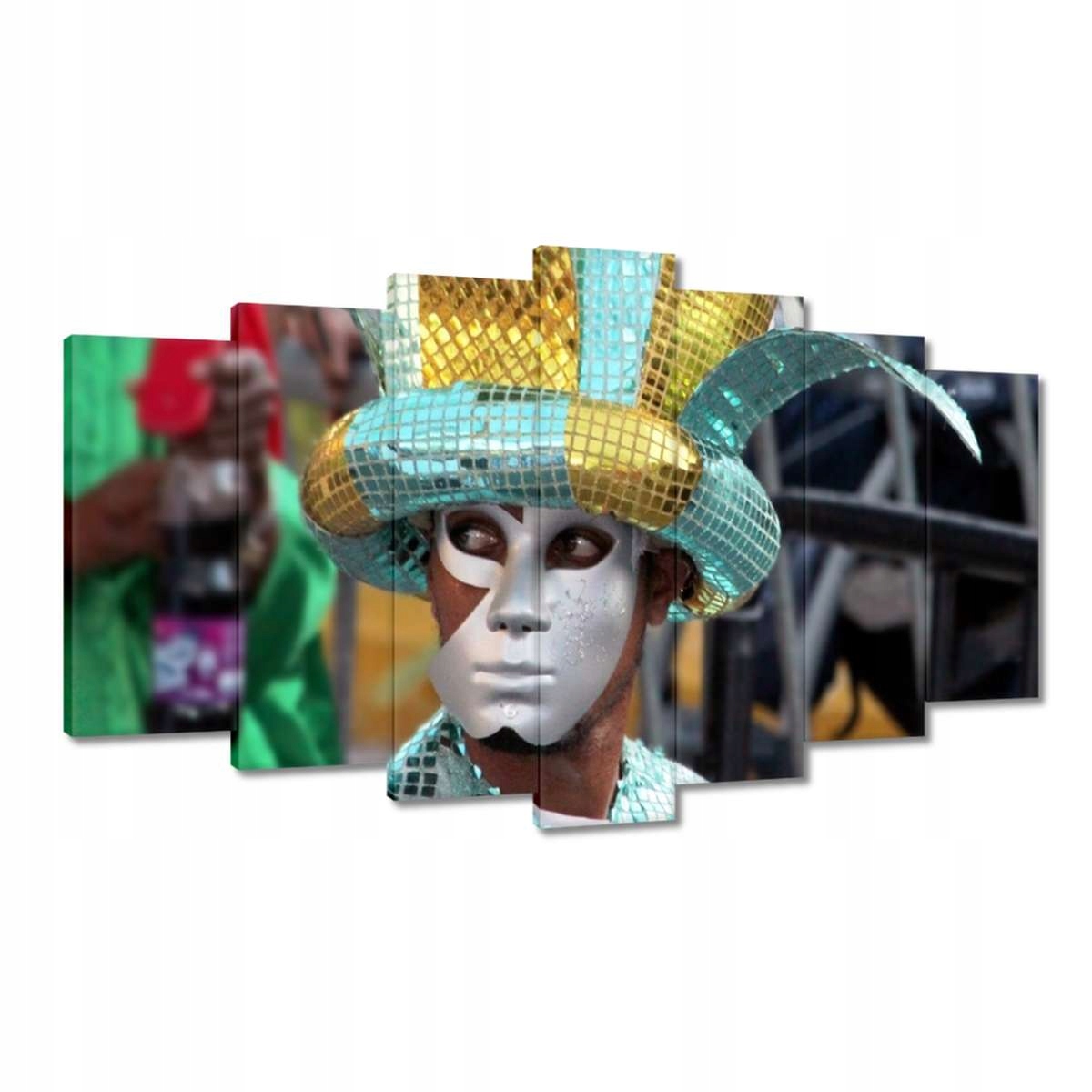 Obrazy 140x80 Barevný karnevalový kostým