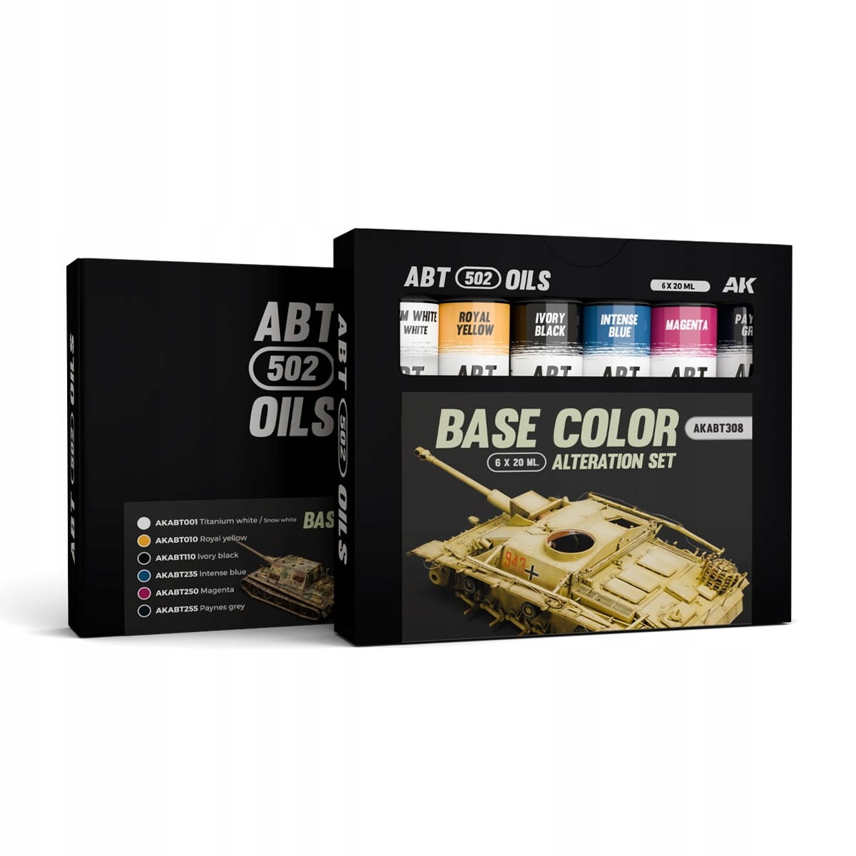 Ak Interactive ABT308 Sada olejových barev 502 Abteilung Base Color Alterat