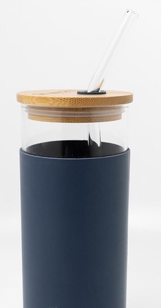 

Kubek Szklanka Bidon Ze Szklana Słomką 450 ML