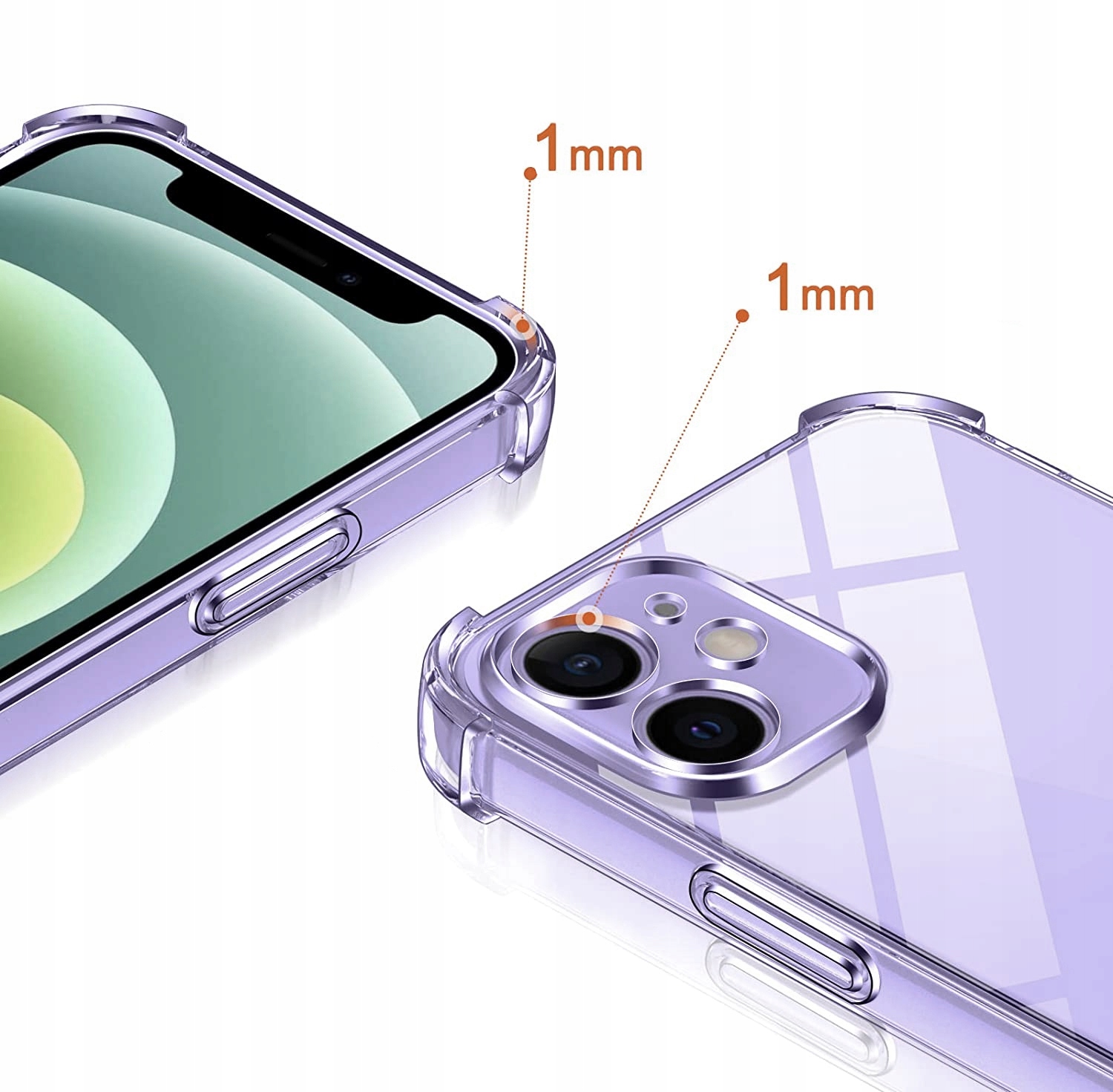 Etui do IPHONE 11 pancerne SHOCK CASE + SZKŁO Marka Case