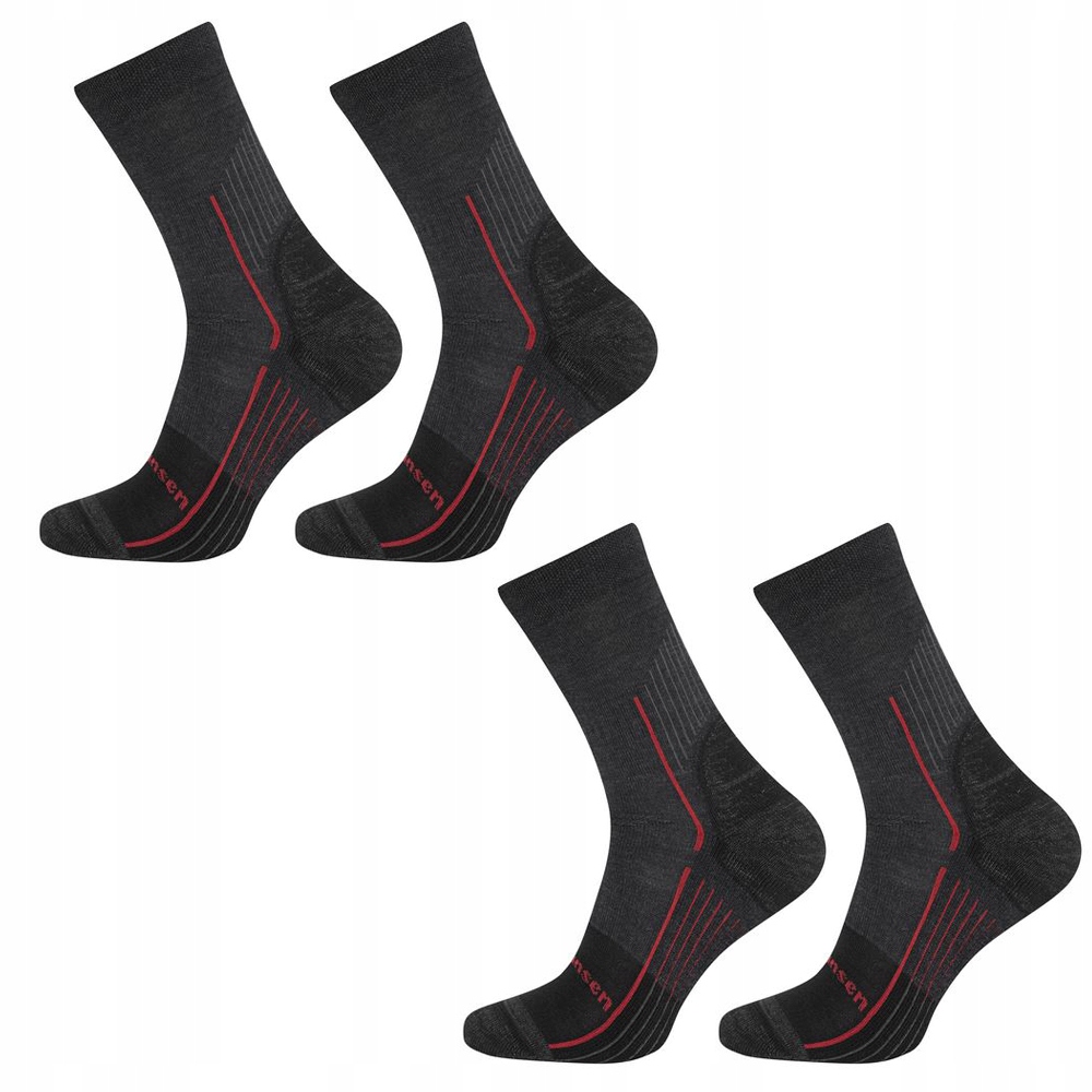 2 Páry Fjord Nansen Ponožky Ponožky Axter Kevlar Merino Oeko-tex 39-42