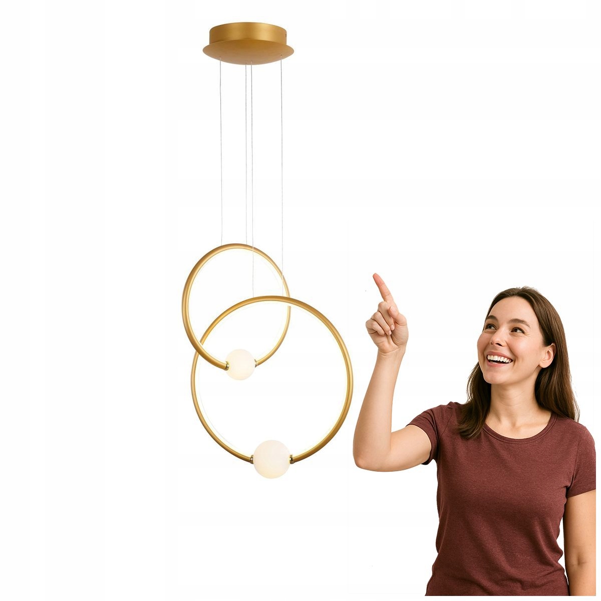 Závěsná lampa Lausanne PND-20112035-2B-GD Italux