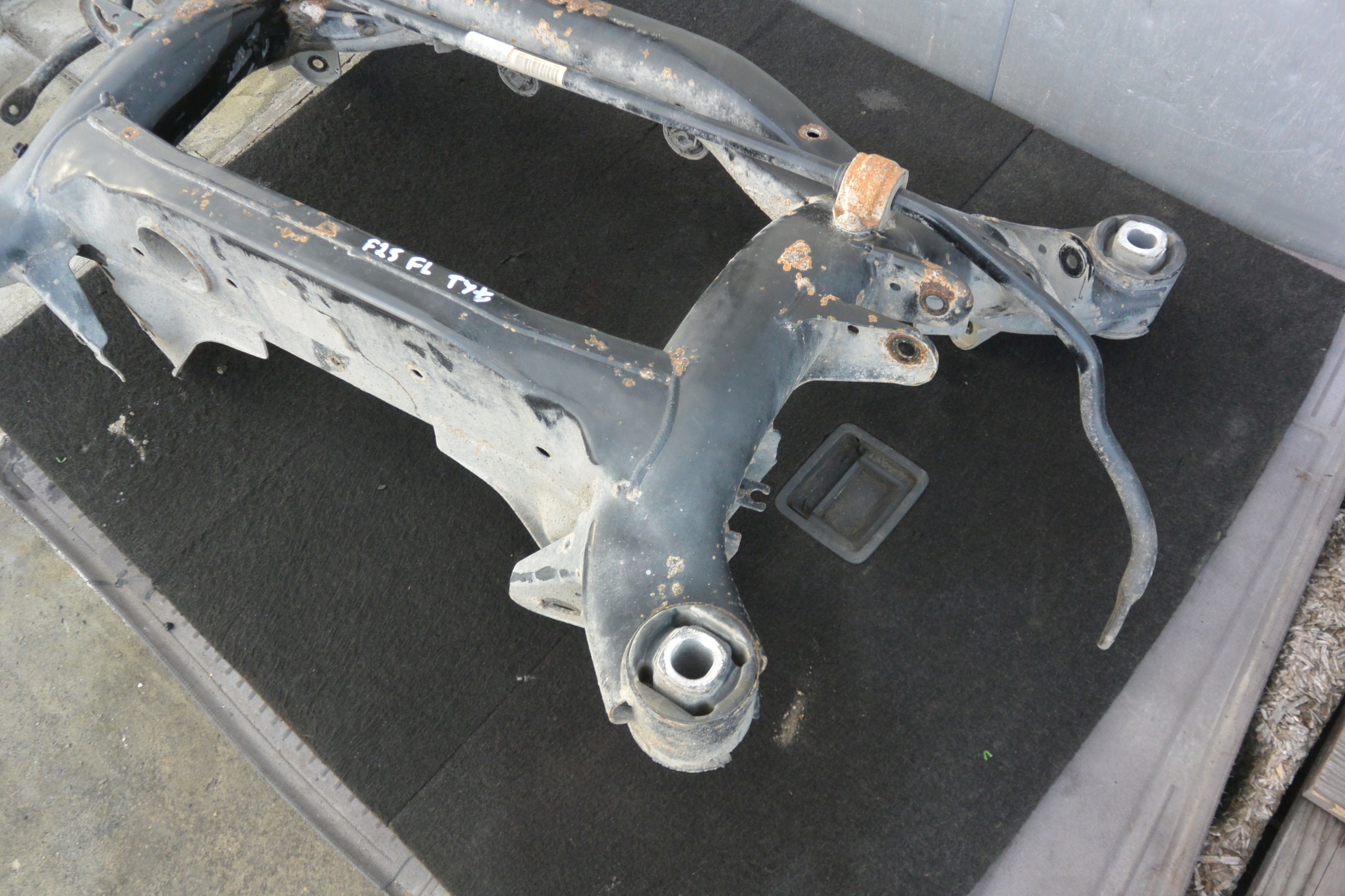 subframe axle beam springing rear part BMW X3 F25 X4 F26
