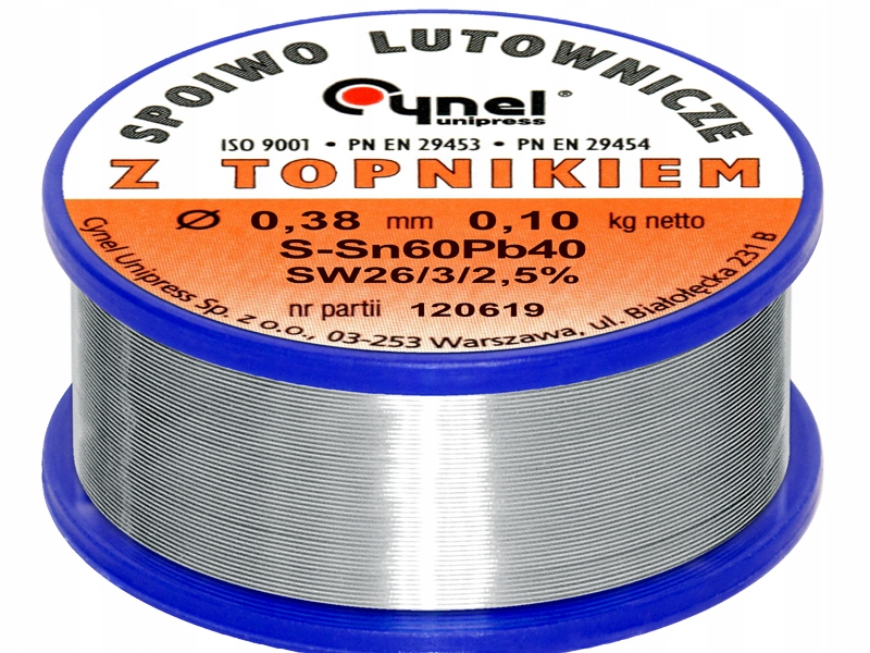 Олово Цинель 0,38 мм 100 г