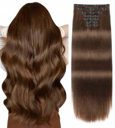 Shein Tresky Hnědé Polodlouhé Přírodní Vlasy 1_A