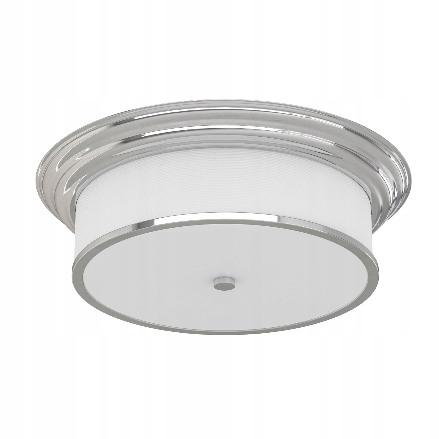 Art Deco Lampa sufitowa plafon Famburo duży chromowany glamour
