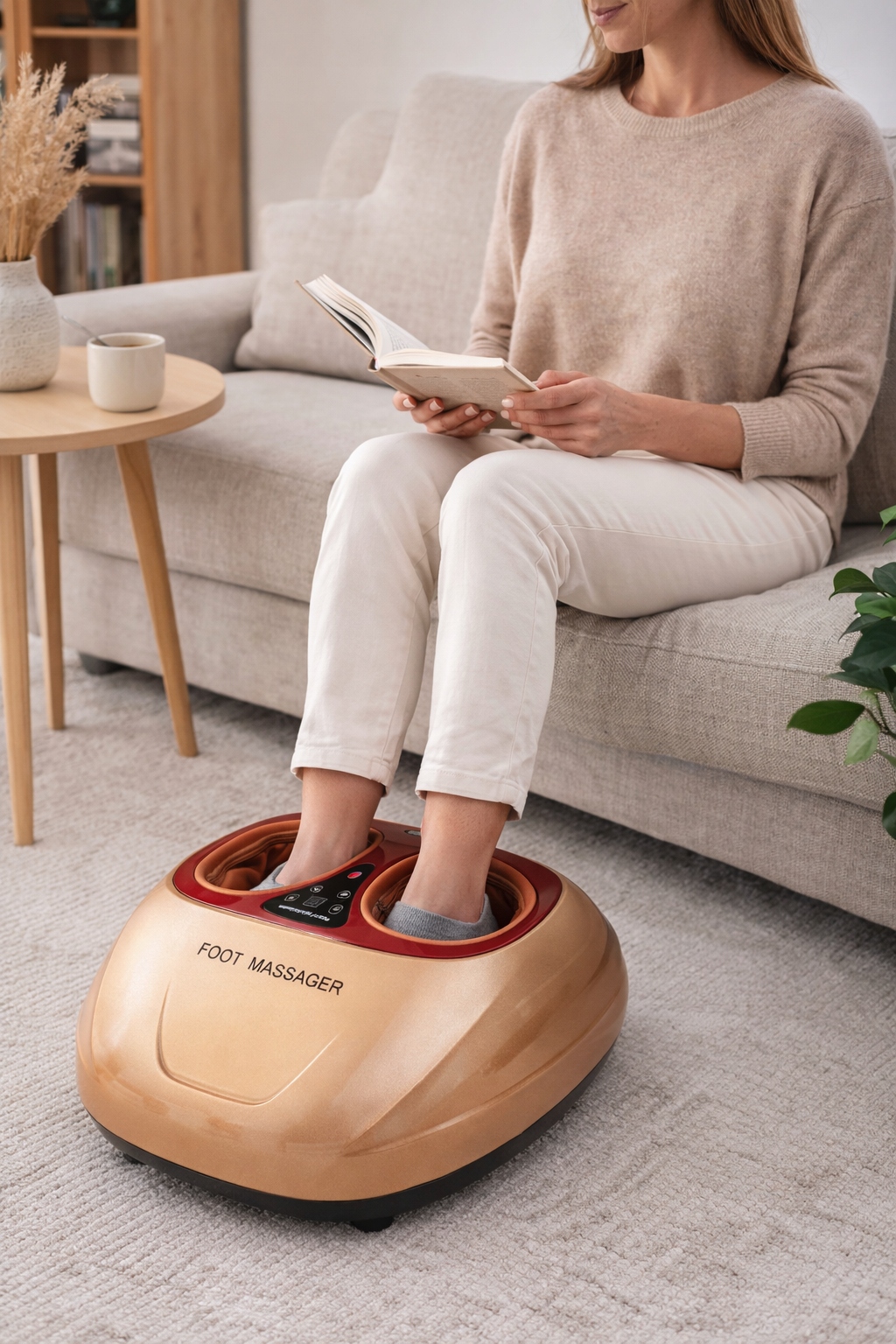 Електричний масажер для ніг Масажер для ніг 5 режимів 3 рівні потужності Модель підігріву масажера для ніг з підігрівом ROVOS R519
