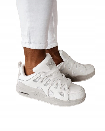 Buty męskie sneakersy Olavoga Authentic 2025 białe 45