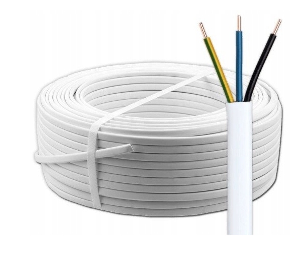Kabel ydyp 3x1,5 mm 450/750 V role 100 m Damir
