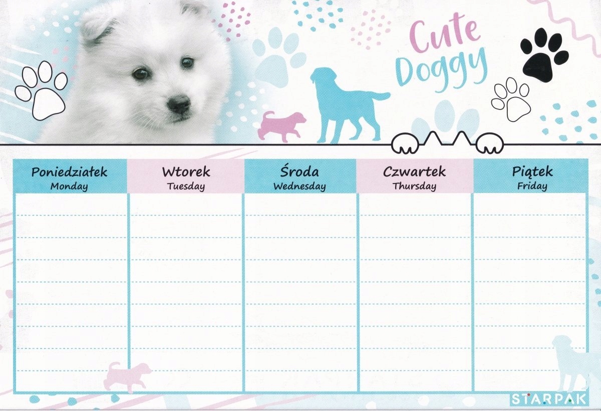 

Plan Lekcji Cuties Pieski Psy (409084)