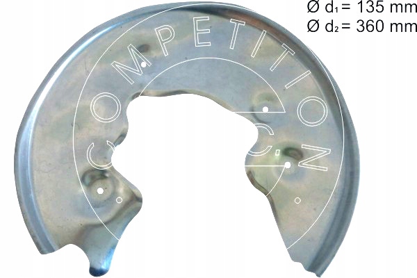 OSŁONA TARCZY HAM.TYLNA PRAWA AIC Producent części AIC