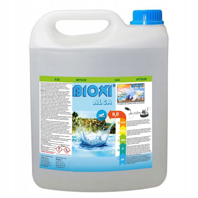 

Bioxi Alga 5l Chemia Do Basenu, Glony Algi Mętna