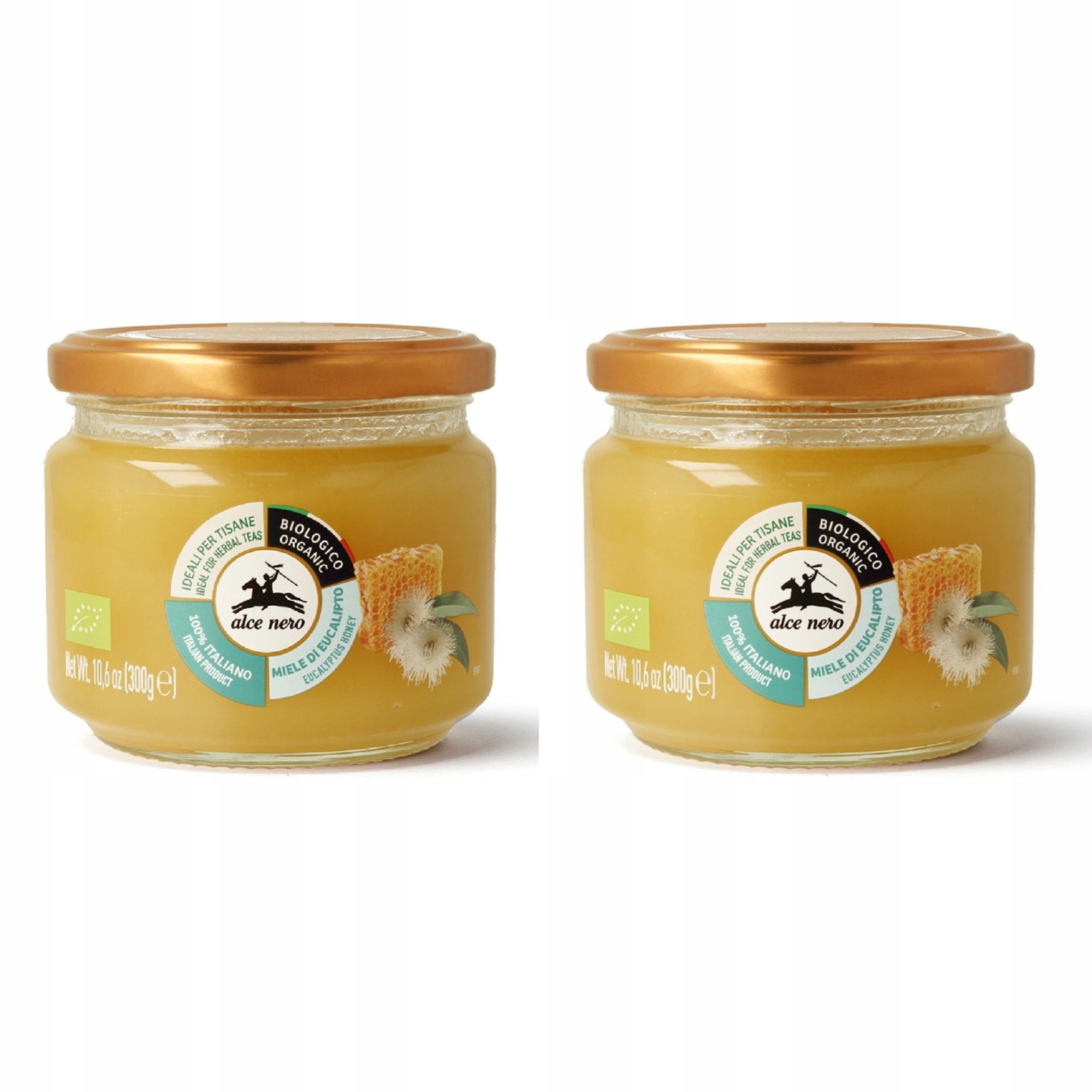 2x Miód Eukaliptusowy Bio 300 g Alce Nero