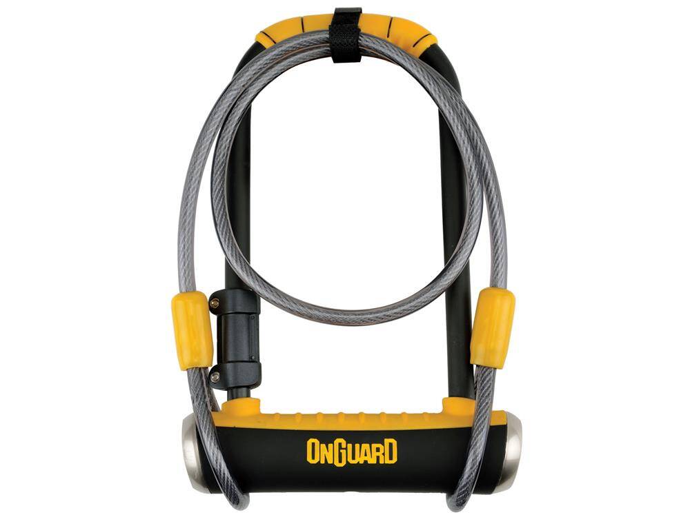 Zabezpieczenie zapięcie rowerowe U-lock Onguard Pitbull Dt 8005 z linką