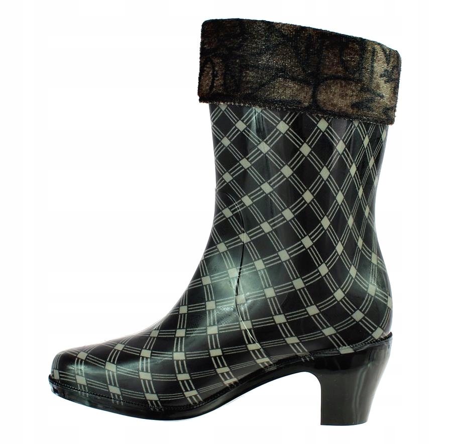 KOZAKI KALOSZE OCIEPLANE BUTY DAMSKIE WODOODPORNE 5882 roz. 38 Marka inna