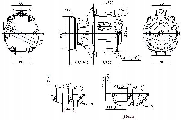 NISSENS SPRĘŻARKA KOMPRESOR KLIMATYZACJI NIS, 8932 Producent części Nissens