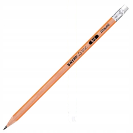 

Ołówek Maped Drewniany B Z Gumką Blackpeps 851724