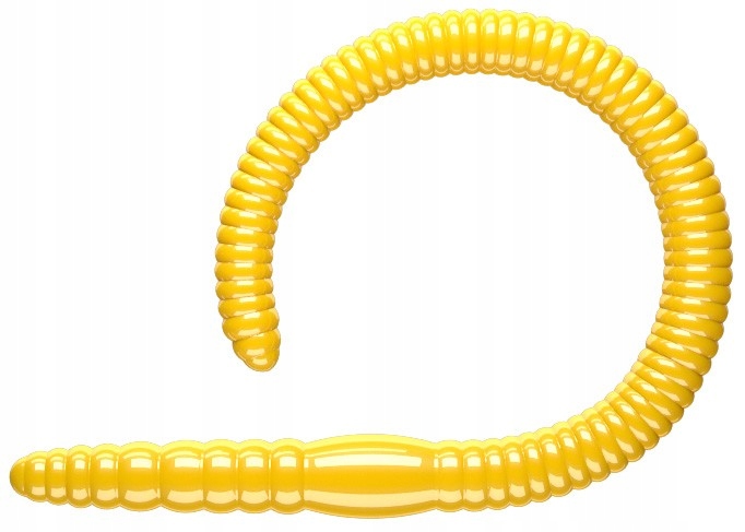Libra Lures Przynęta Guma Flex Worm 9,5cm 008 Dark Yellow Bez Zapachu 1szt