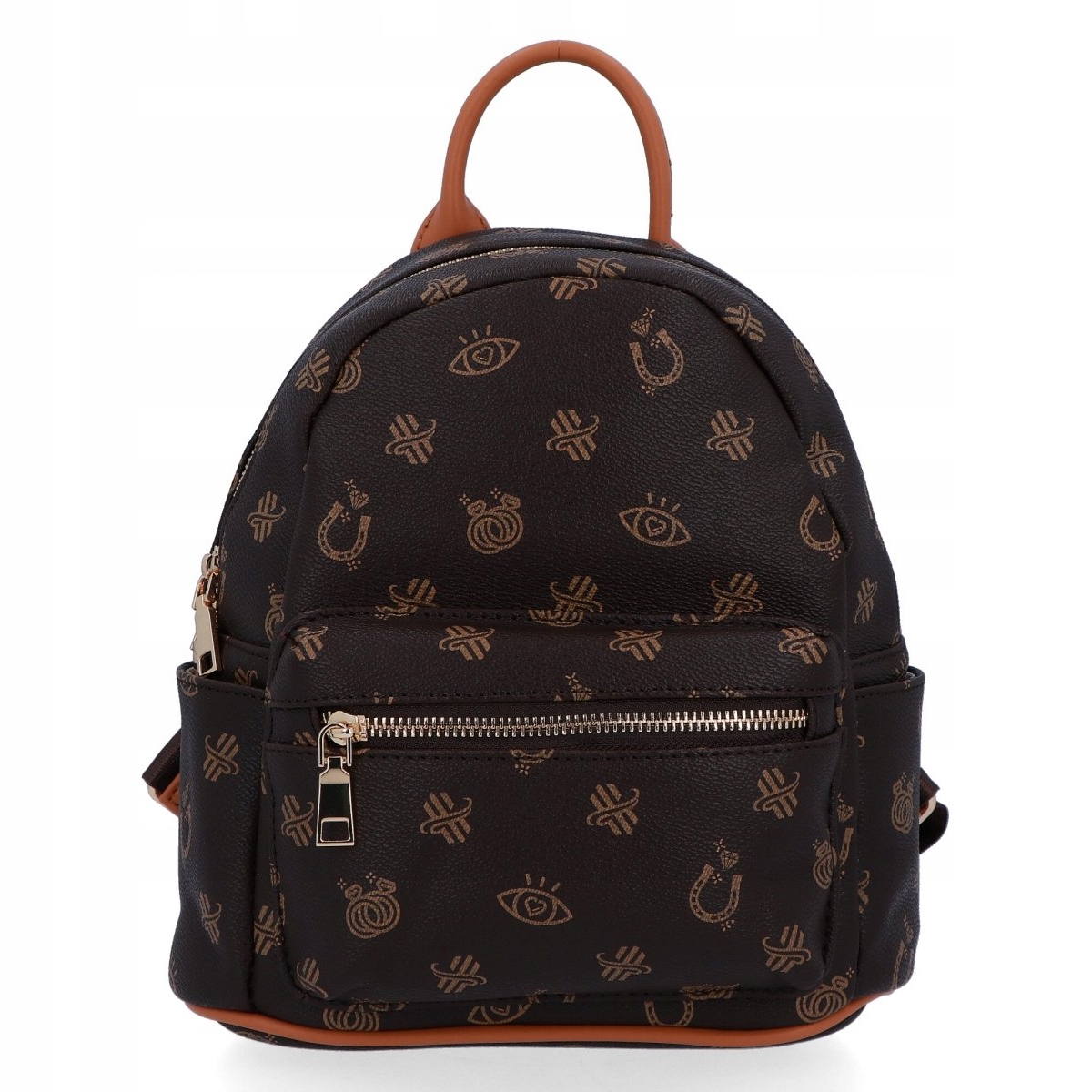 Plecaczek Damski firmy Herisson 1552H520 Czekoladowy/Rudy Marka HERISSON