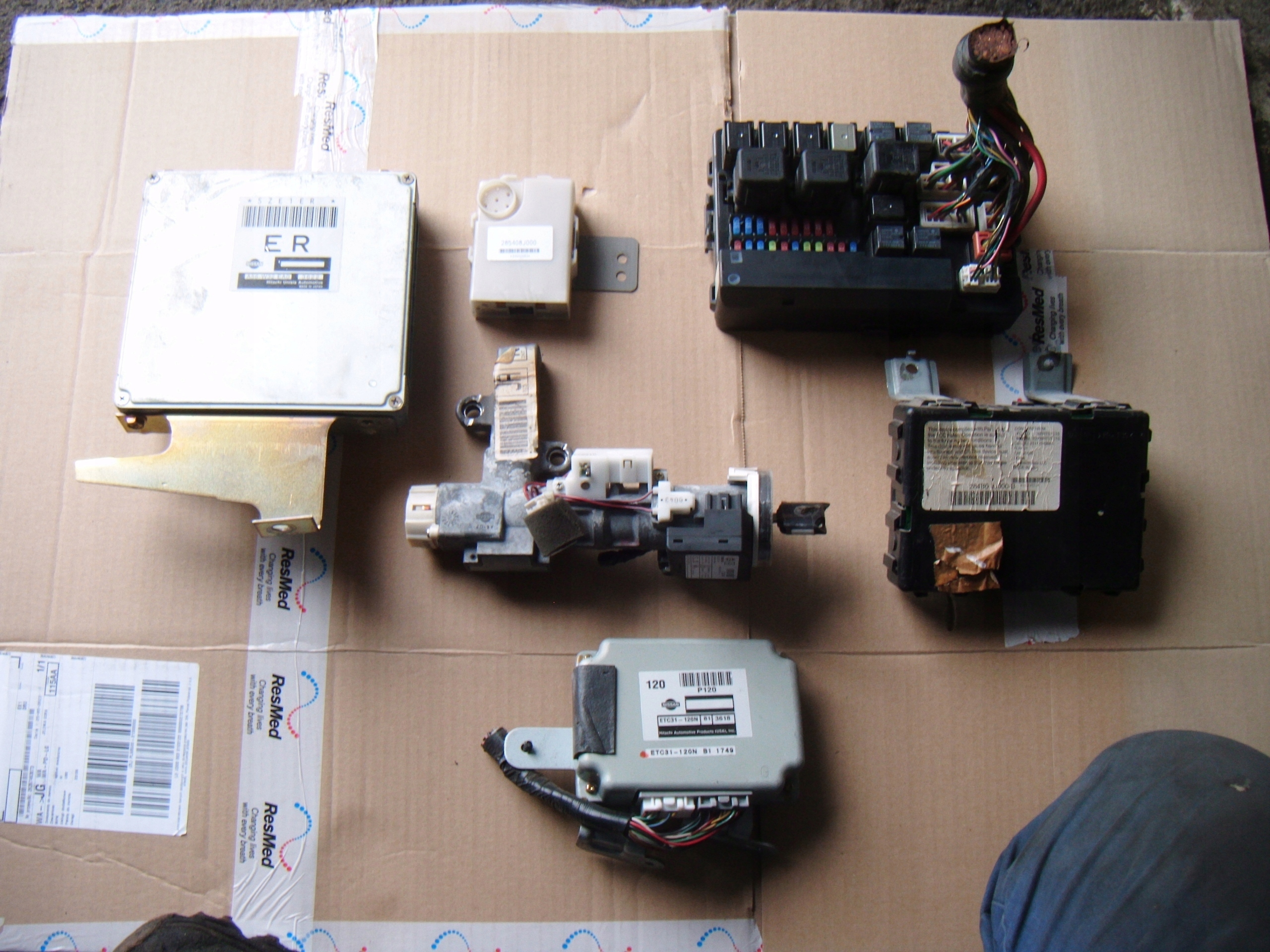 NISSAN ALTIMA L31 02-06 IMMO KOMPUTER ZESTAW