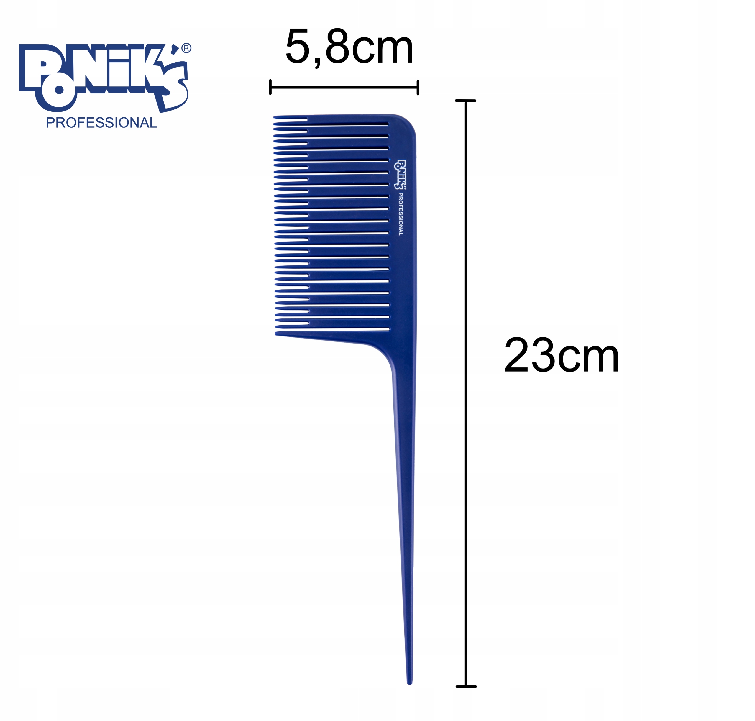 Szeroki Grzebień Fryzjerski Do Pasemek Balejażu 3D Kod producenta Ponik's