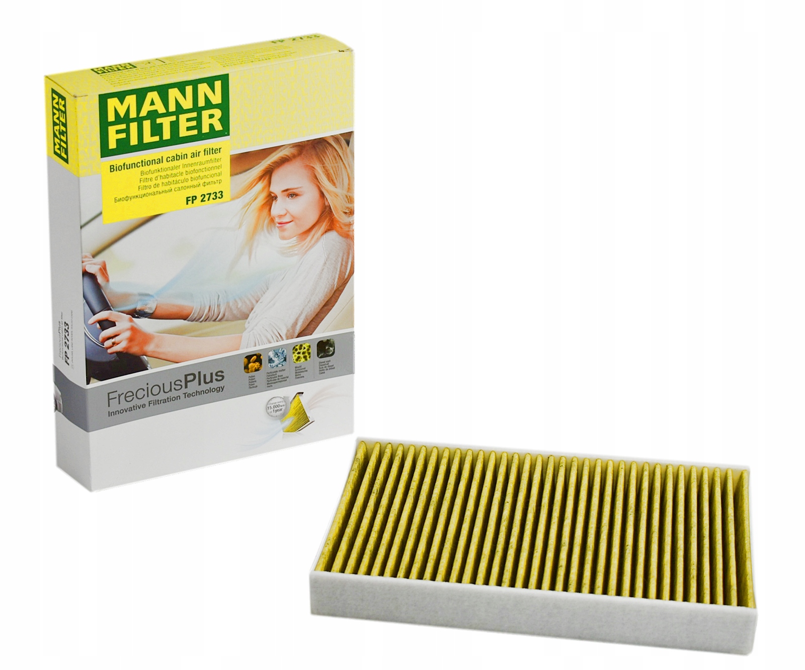 2733 - МАНН САЛОННЫЙ ФИЛЬТР АНТИСМОГ VOLVO XC70 II