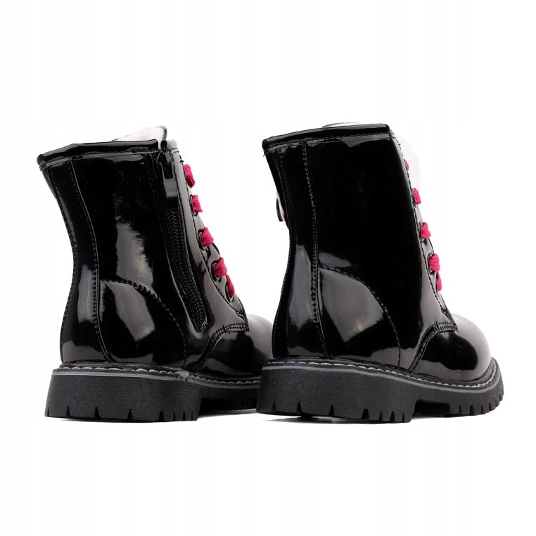 Traperki botki czarne1 dziecięce zimowe r.23 Płeć dziewczynki