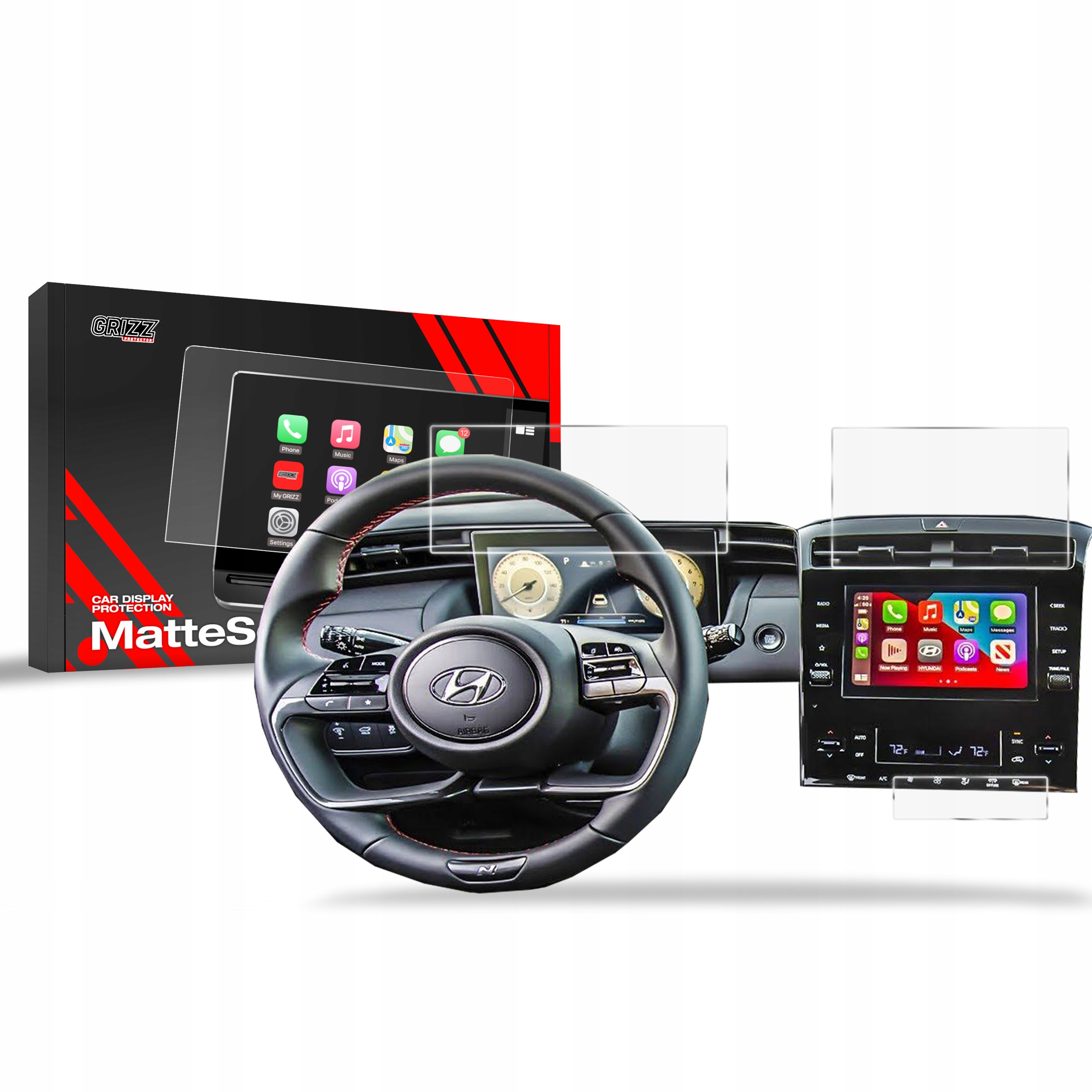 3w1 Folia Antyodciskowa do Hyundai Tucson 8" (2020-2024)