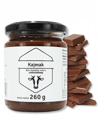 Levně Kajmak bez přidaného cukru Čokoláda 260 g Polder tekutý karamel