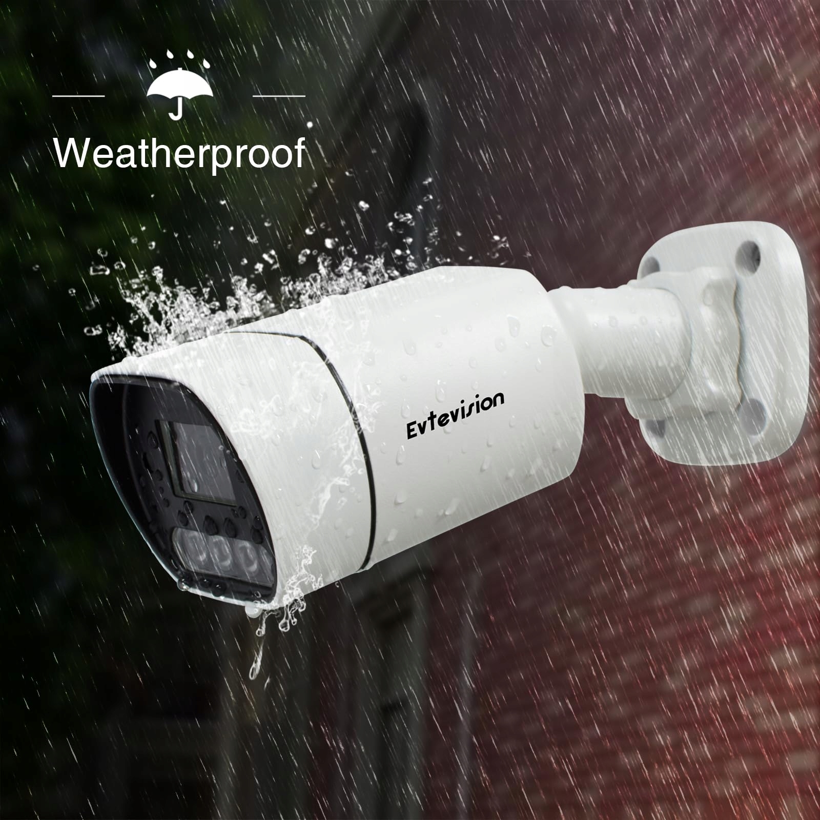 EVTEVISION 5MP Kamera Zewnętrzna 4w1 AHD TVI CVI CVBS 30M Noc IP67 — miniatura 6