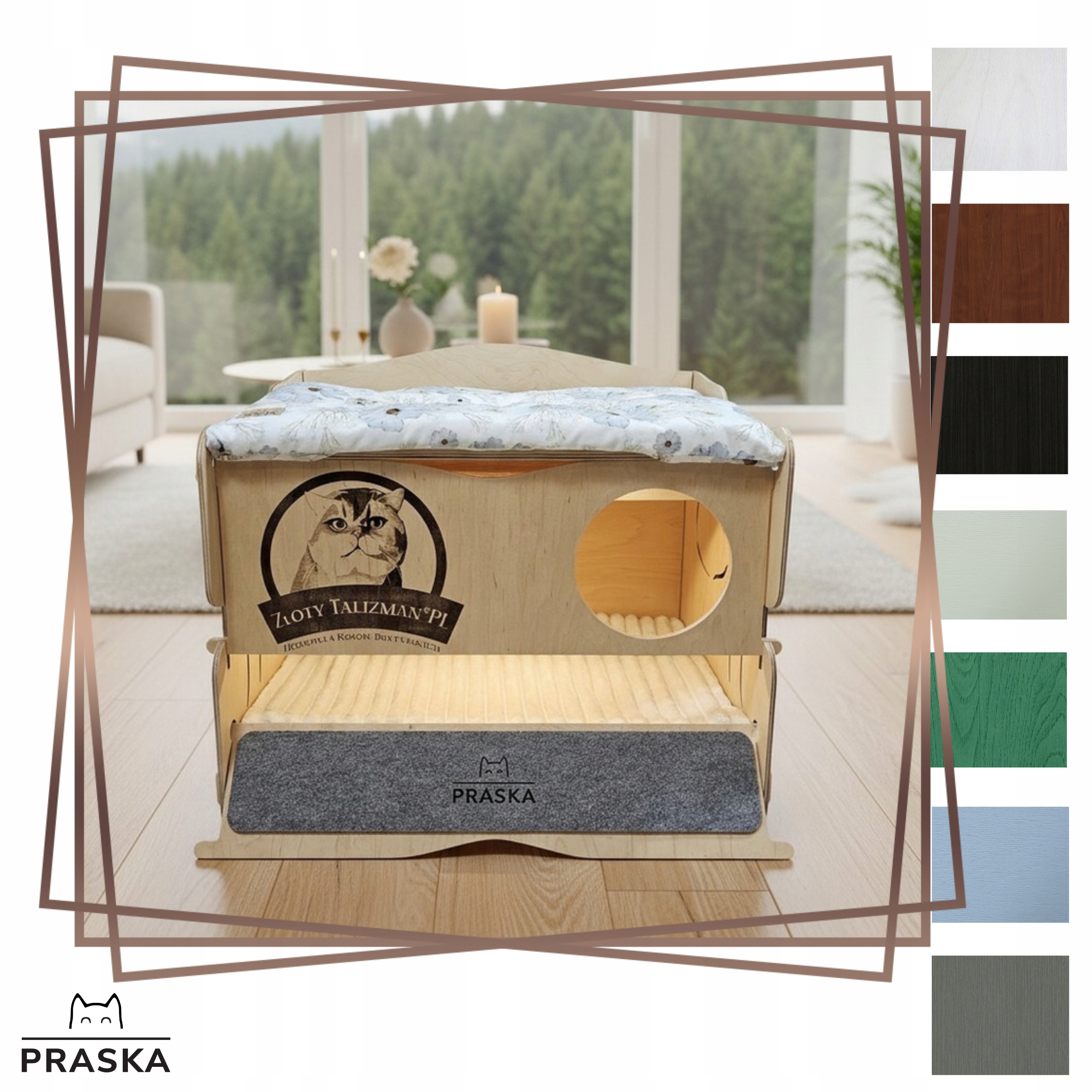 Levně Pražská Profesionální Porodnička pro kočky Madame Premium pro chovatele Barva