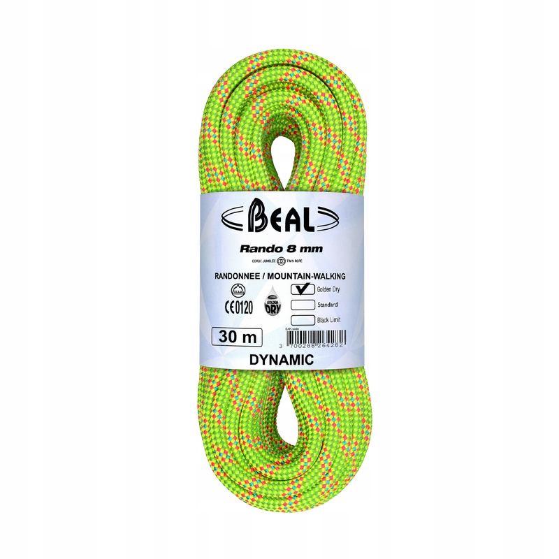Beal Rando 8mm Golden Dry Yellow 20m
