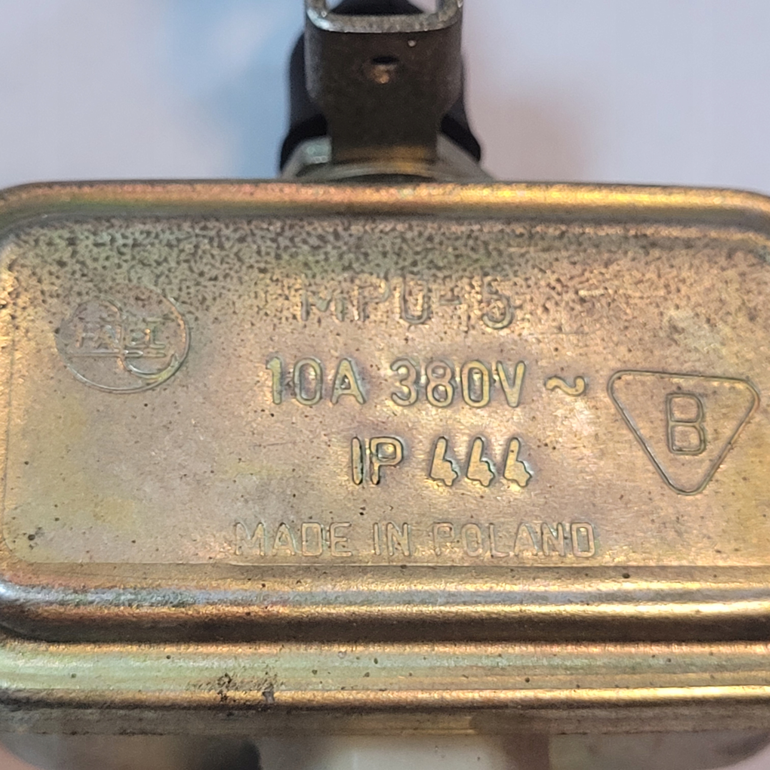 Łącznik krańcowy MP0-5 dźwignia z rolką FAEL EAN (GTIN) 5891203111