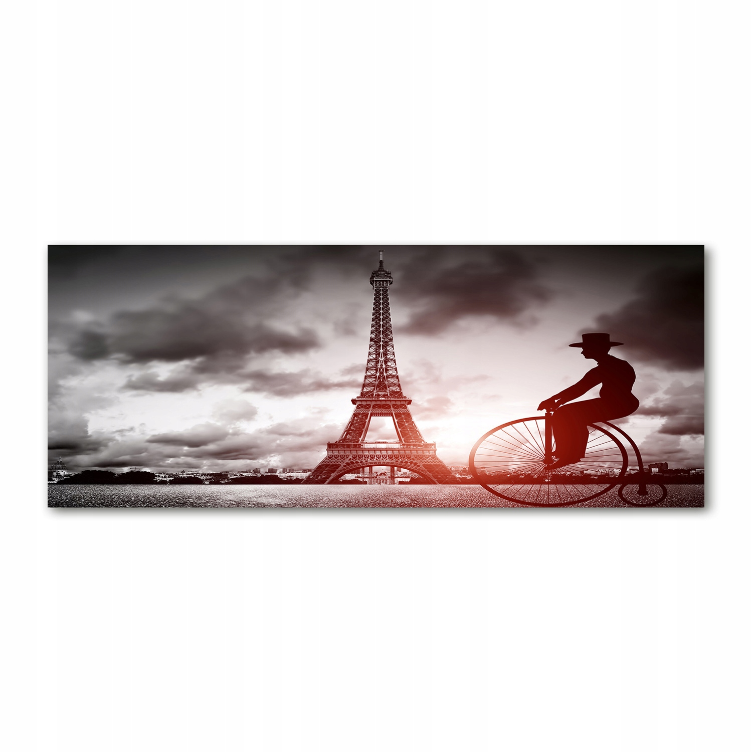 

Foto obraz szkło akryl Wieża Eiffla Paryż 125x50cm
