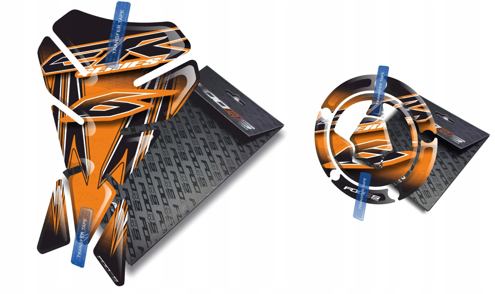 Tank-pad Cap-pad V1 od firmy Fooqs pro Kawasaki ER-6 Oranžový