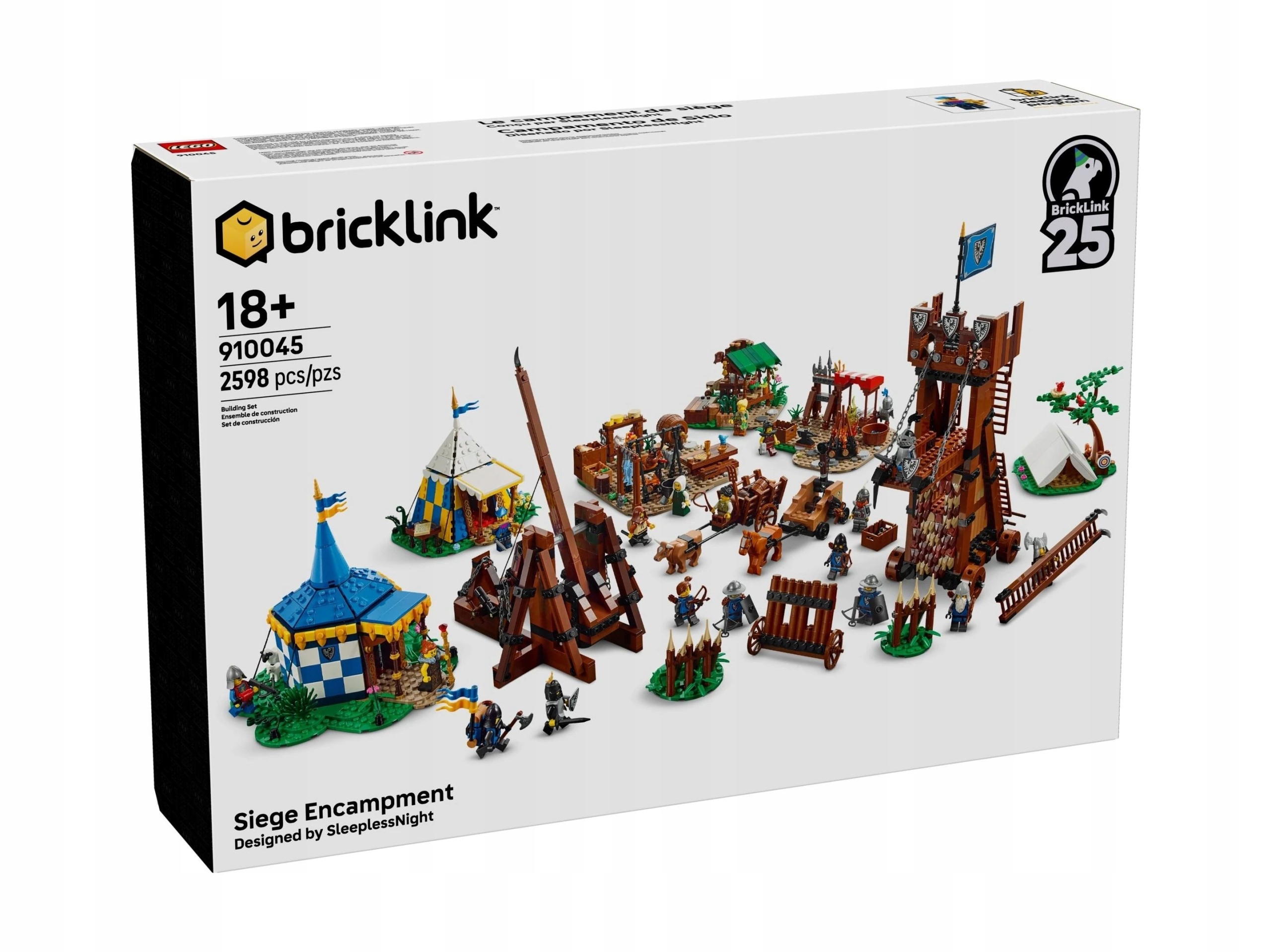 Lego 910045 BrickLink Designer Program Obozowisko bitewne Klocki Rycerze
