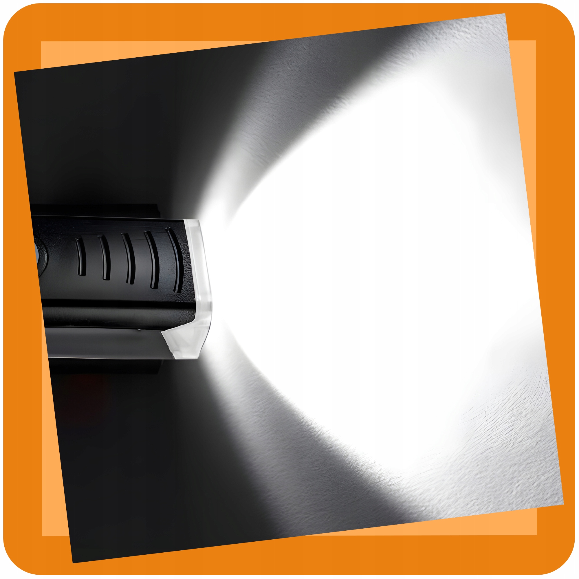 LAMPKA ROWEROWA LED NA ROWER KIEROWNICĘ MOCNA AKUMULATOROWA USB + TYŁ TYLNA Model S207