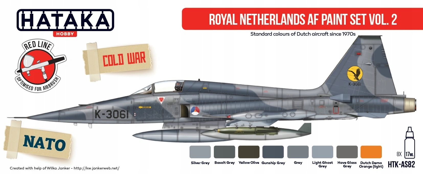 Hataka HTK-AS82 Royal Netherlands Af Vol. 2 sada barev 8x17 ml