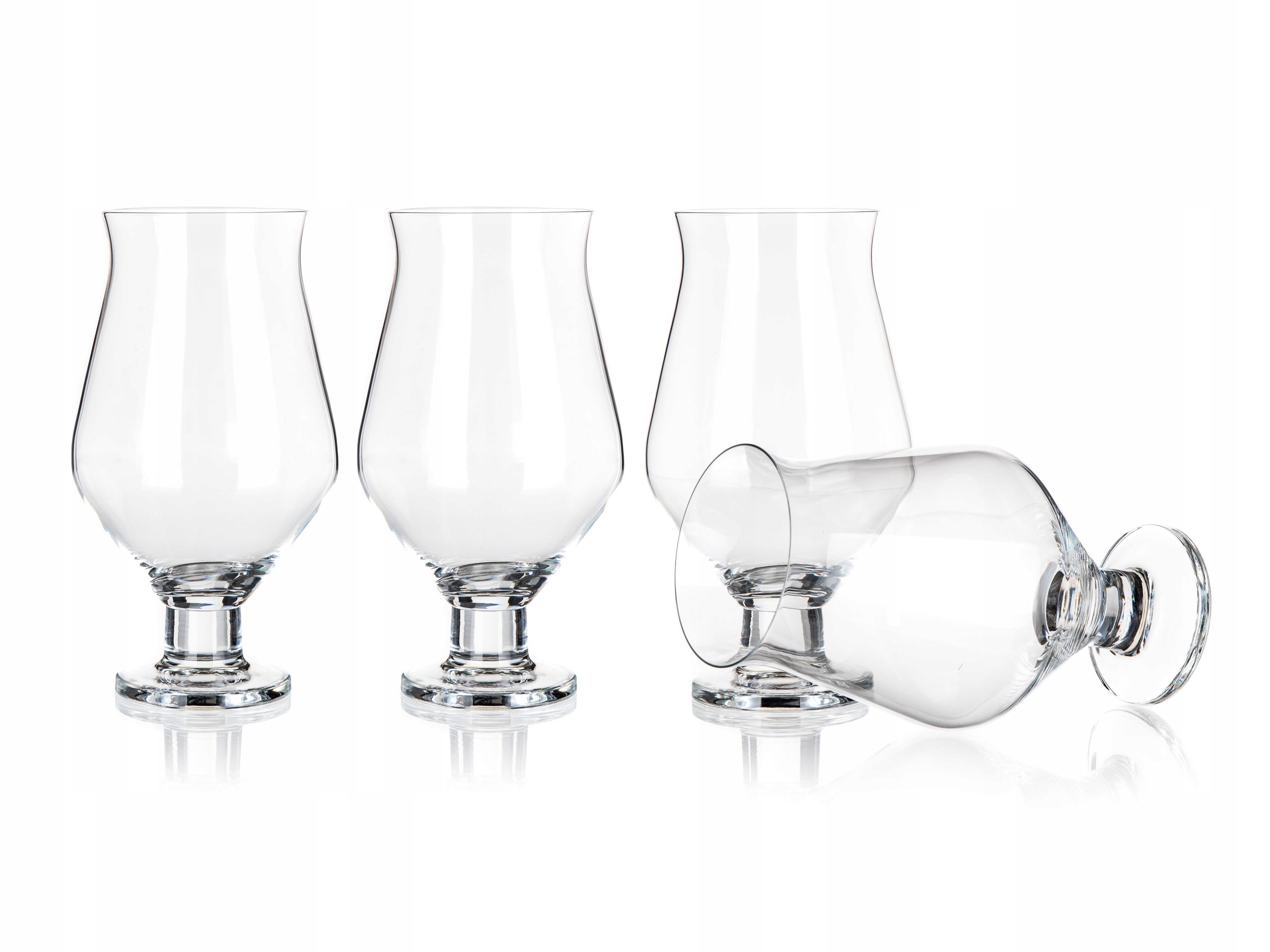 

Komplet szklanek do piwa na nóżce 490ml 4szt