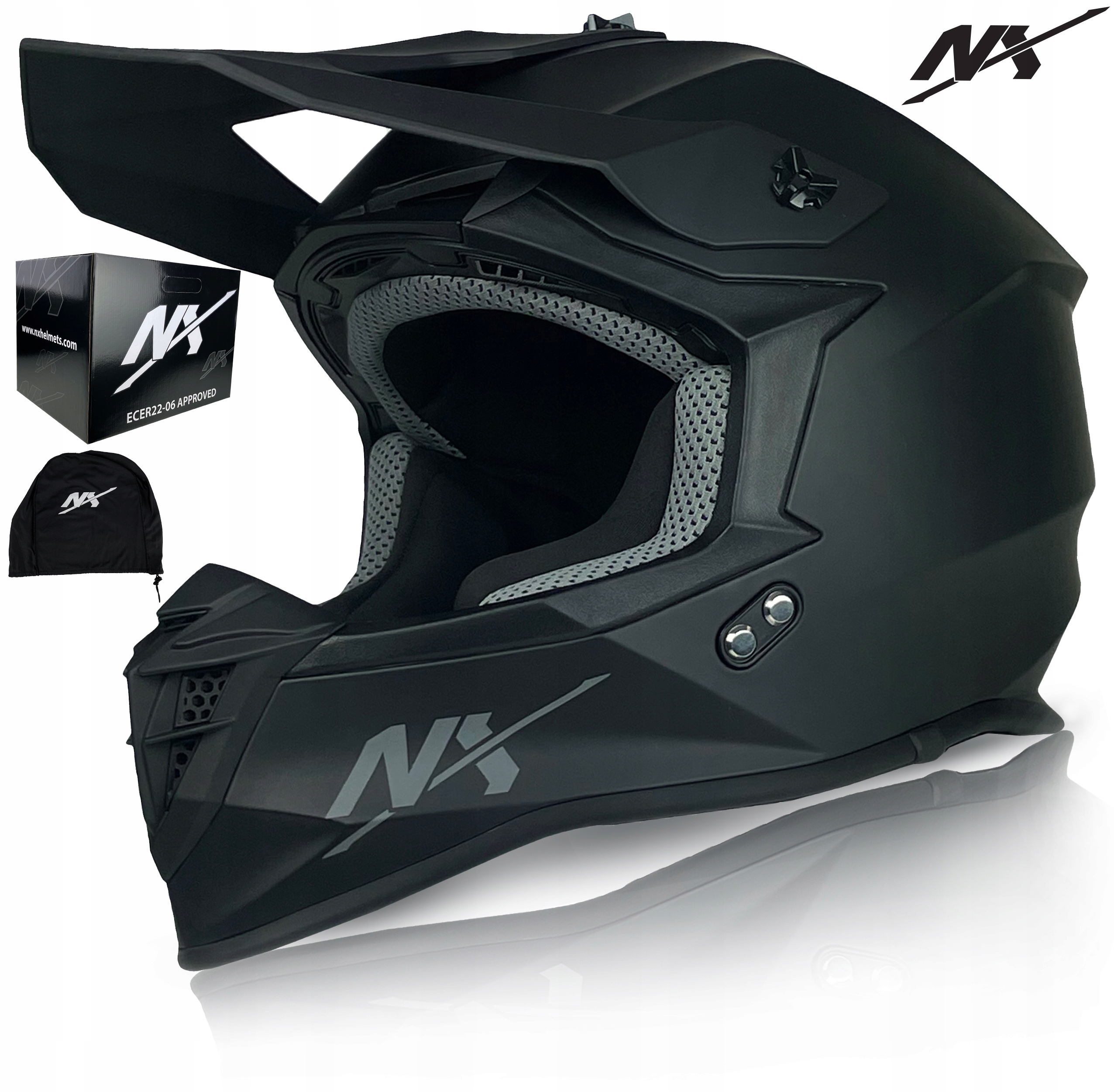 KASK MOTOCYKLOWY NX TET QUAD r.XXL MIEJSCE POD INTERKOM