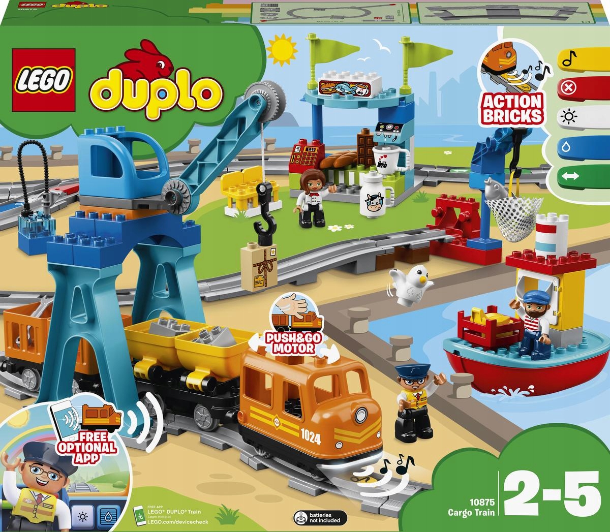 

Lego Duplo Pociąg towarowy 10875