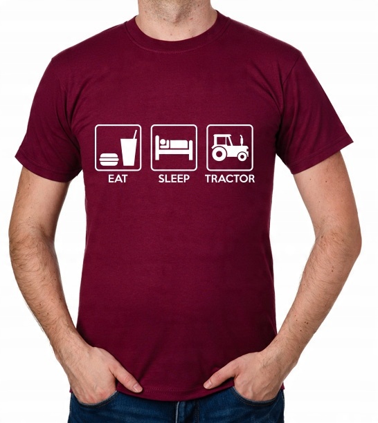 

koszulka Eat Sleep Tractor prezent