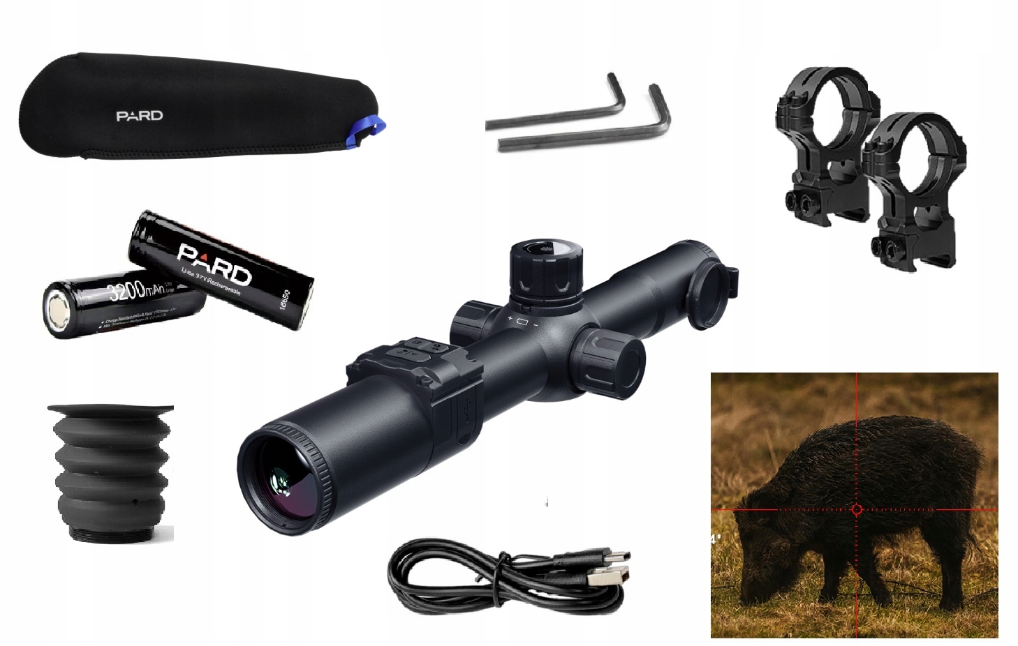 Celownik noktowizyjny Pard Night Stalker Mini NSM-35 akumulator