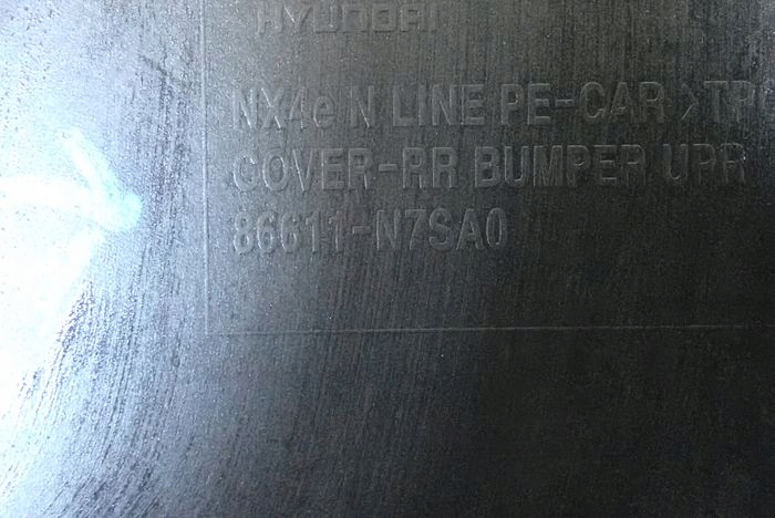 HYUNDAI TUCSON IV N-LINE 24- bumper rear rear part