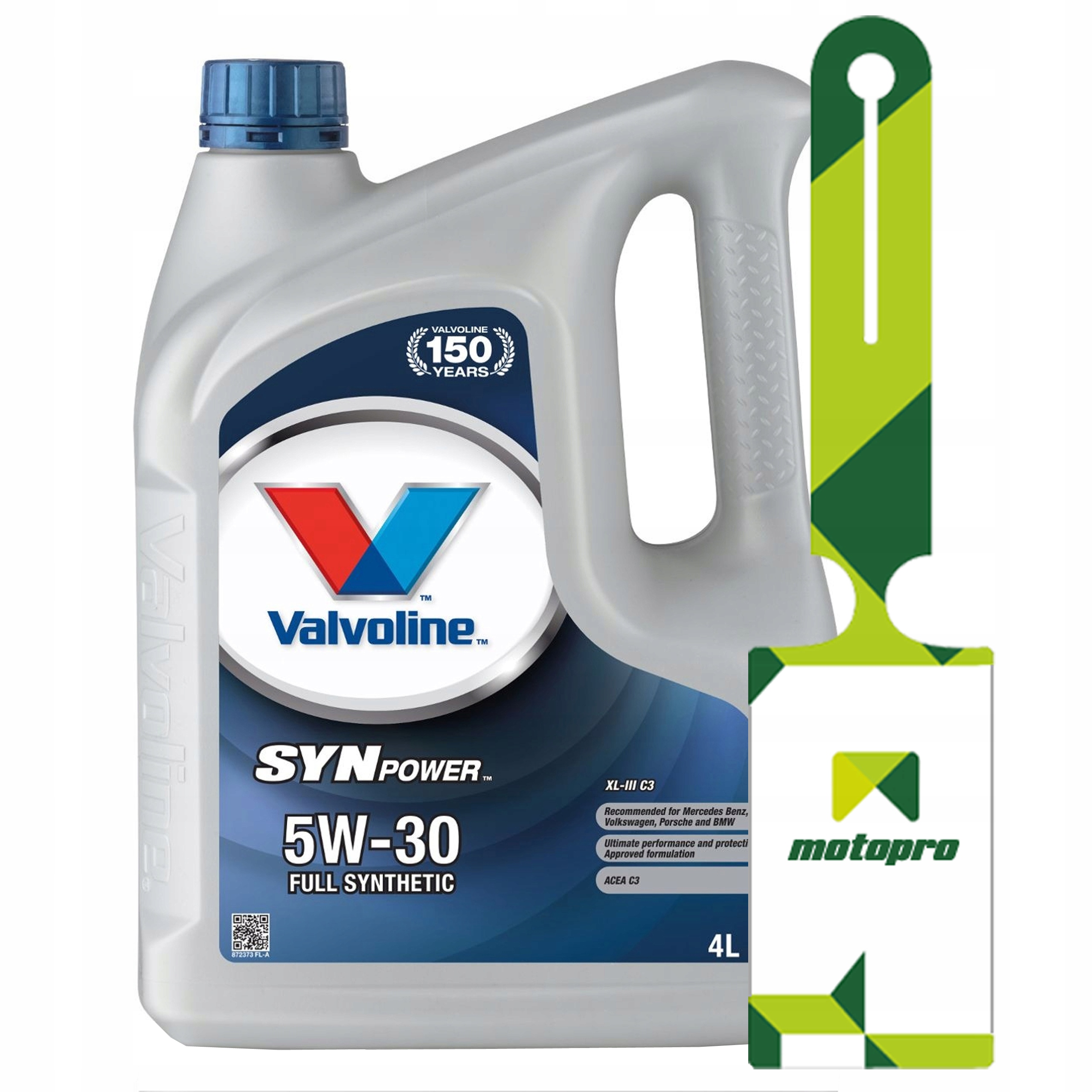 

Valvoline Synpower 5W30 Xtreme C3 XL-III 4L