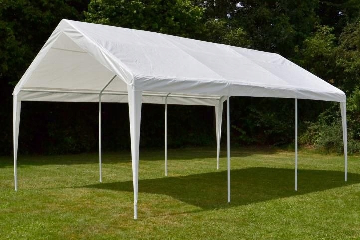 Pawilon ogrodowy biały 4 x 6m Szerokość 0 m