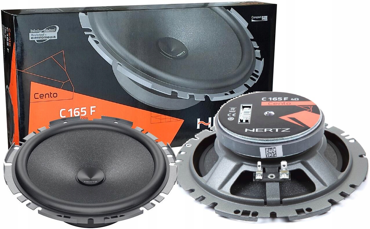 Hertz Cento C165F -165MM /woofery Soczyste Basy Płytki Montaż /180 Watt