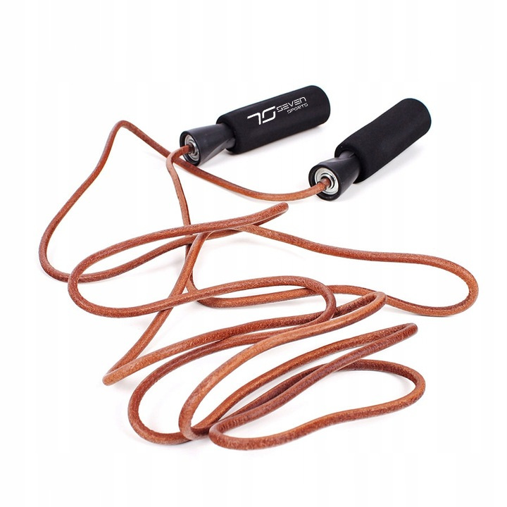 SKAKANKA SKÓRZANA BOKSERSKA Z ŁOŻYSKAMI OBCIĄŻENIE REGULOWANA 7SPORTS Marka 7Sports