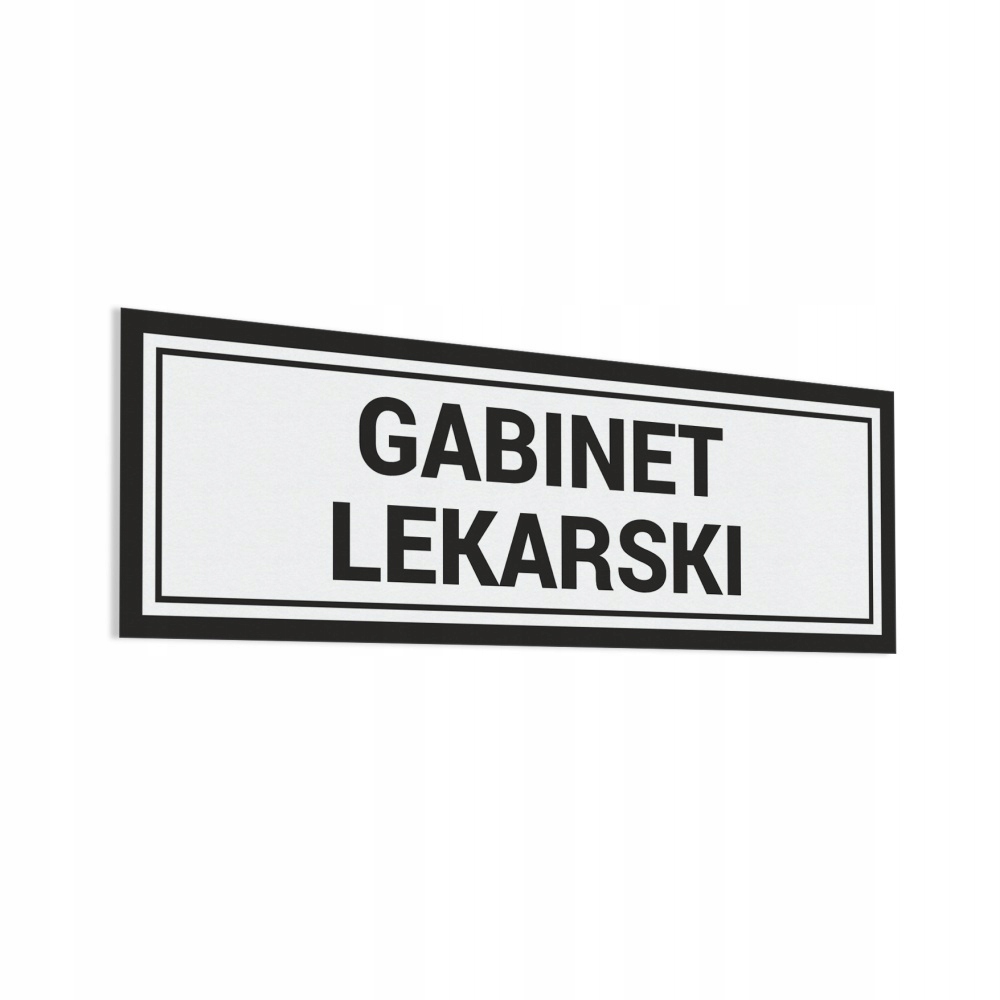 

Naklejka Gabinet Lekarski 10x30